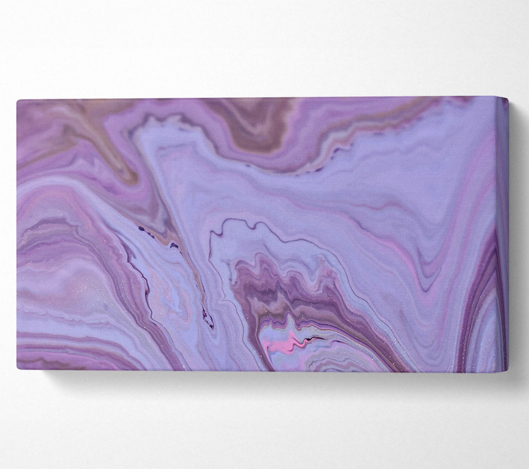  A Canvas Print of Lavender Swirls And Shimmer Canvas Print