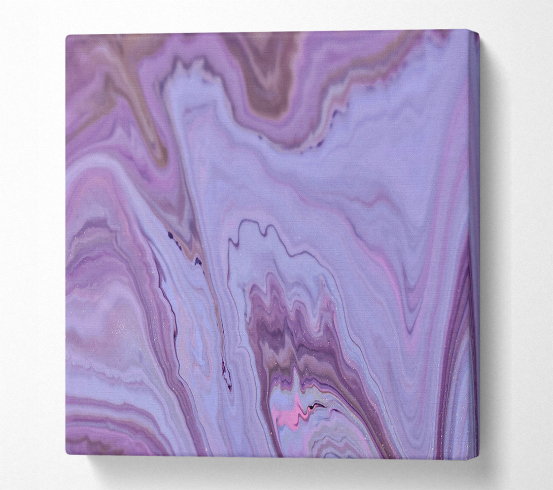  A Canvas Print of Lavender Swirls And Shimmer Canvas Print