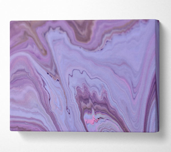  A Canvas Print of Lavender Swirls And Shimmer Canvas Print