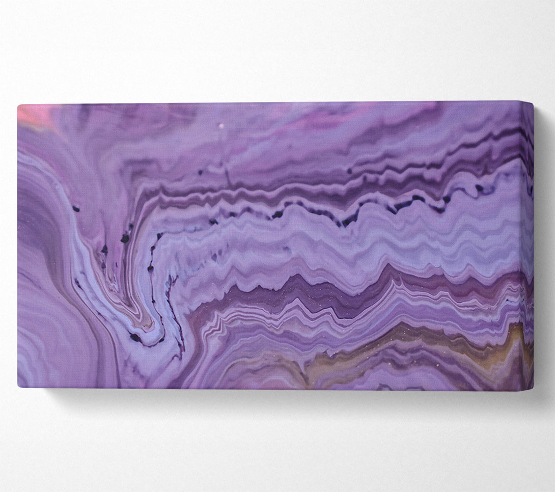  A Canvas Print of Lavender Swirling Hues Canvas Art