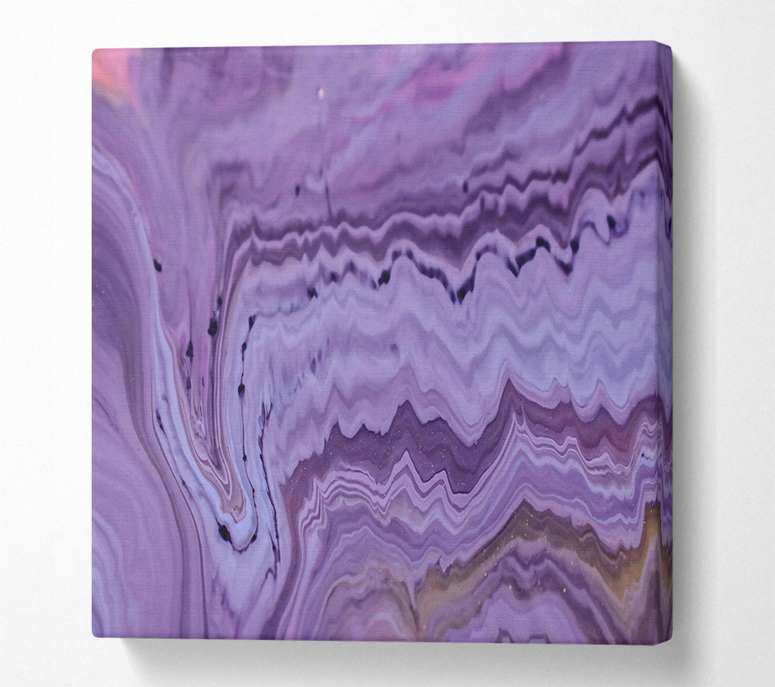  A Canvas Print of Lavender Swirling Hues Canvas Art