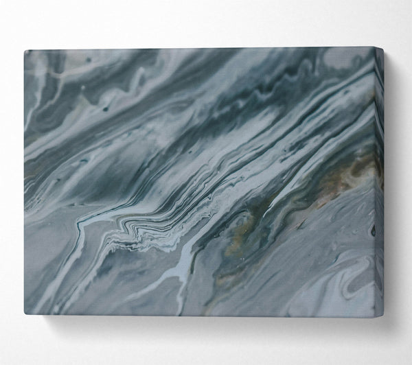  A Canvas Print of Grey Swirling Abstract Canvas Wall Art