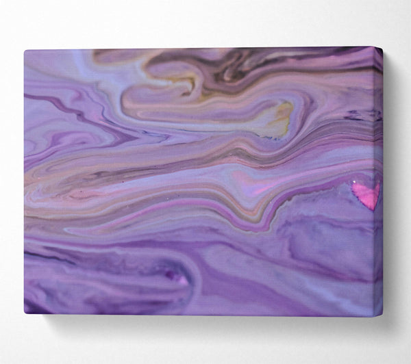  A Canvas Print of Lavender Liquid Dreams Canvas Art