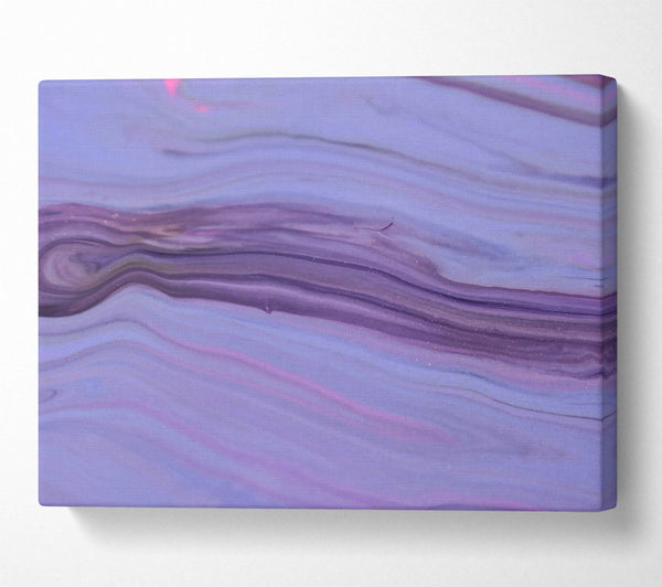  A Canvas Print of Lavender Swirlscape Canvas Wall Art