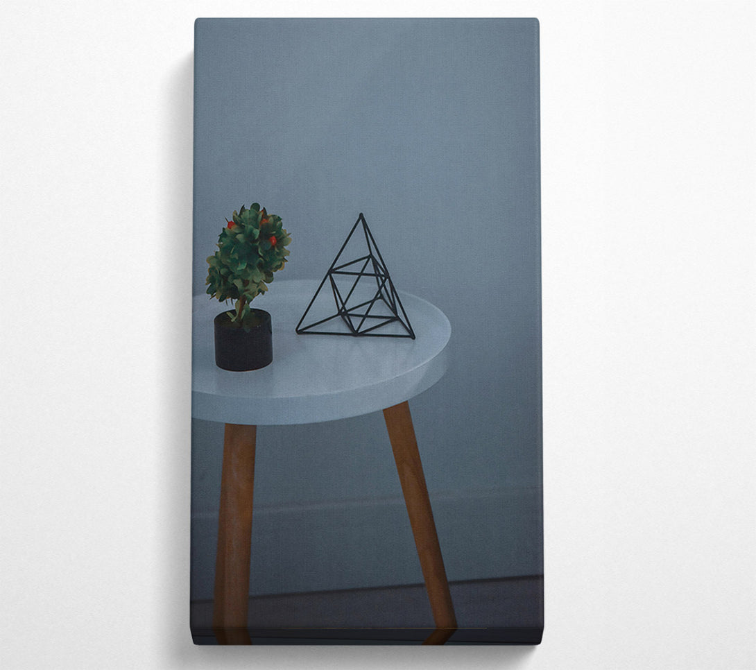  A Canvas Print of White Tabletop Still Life Canvas Art