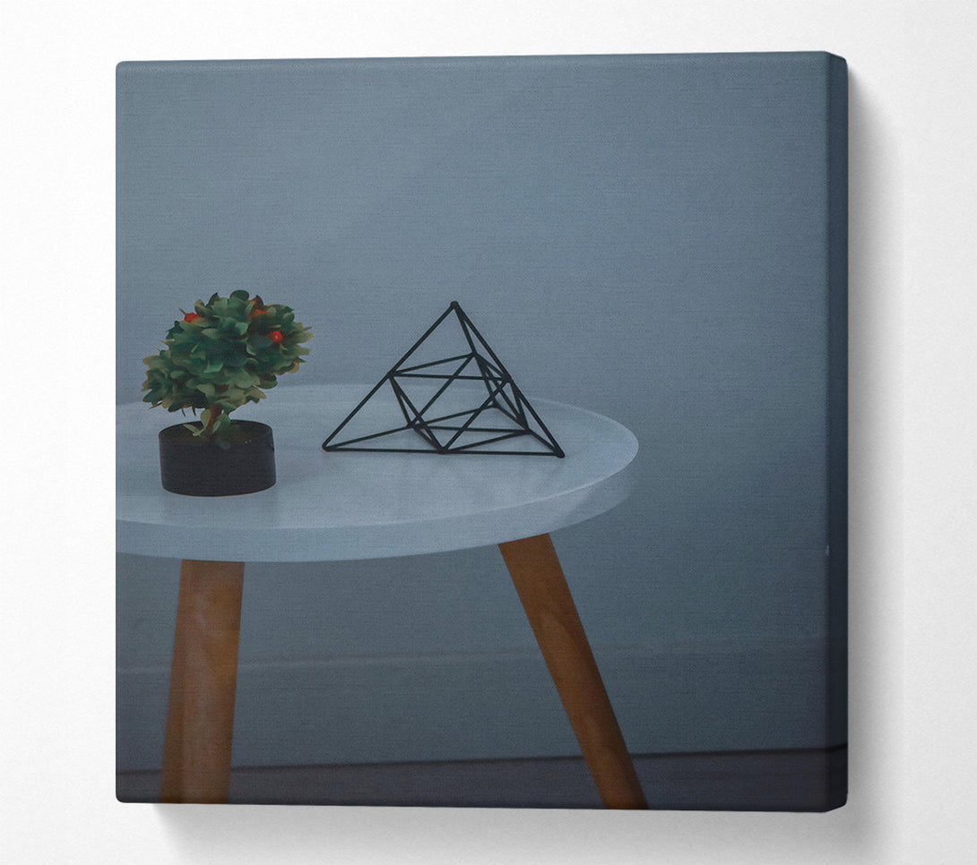  A Canvas Print of White Tabletop Still Life Canvas Art