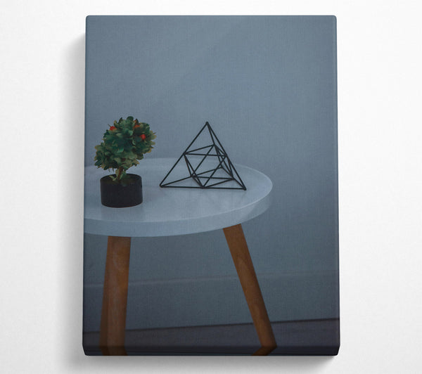  A Canvas Print of White Tabletop Still Life Canvas Art