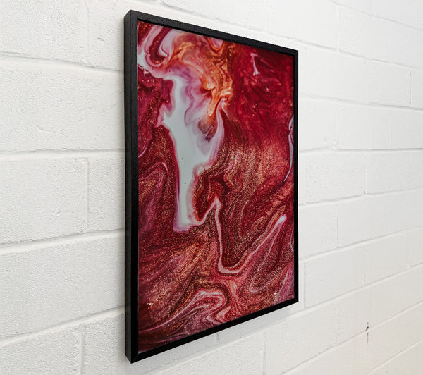 Crimson Swirls And Shimmer
