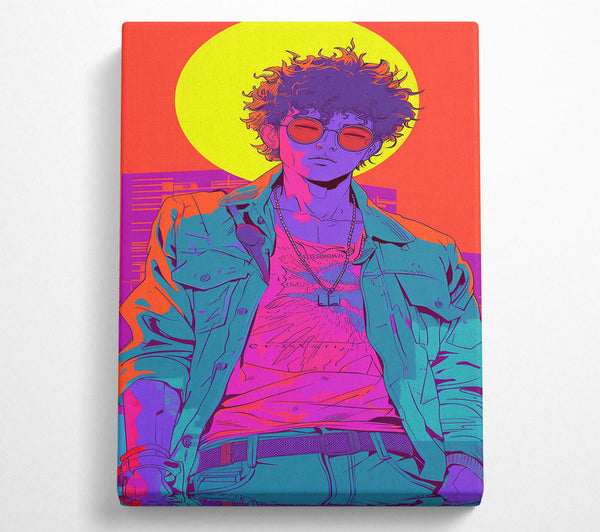  A Canvas Print of Neon Life Canvas Art