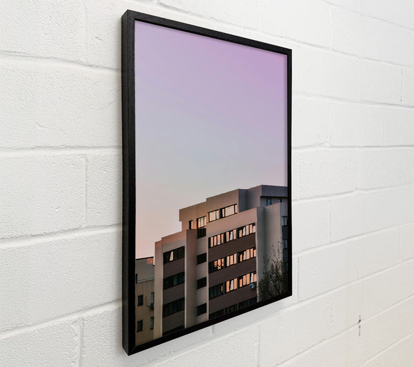 Pink Sunset Windows