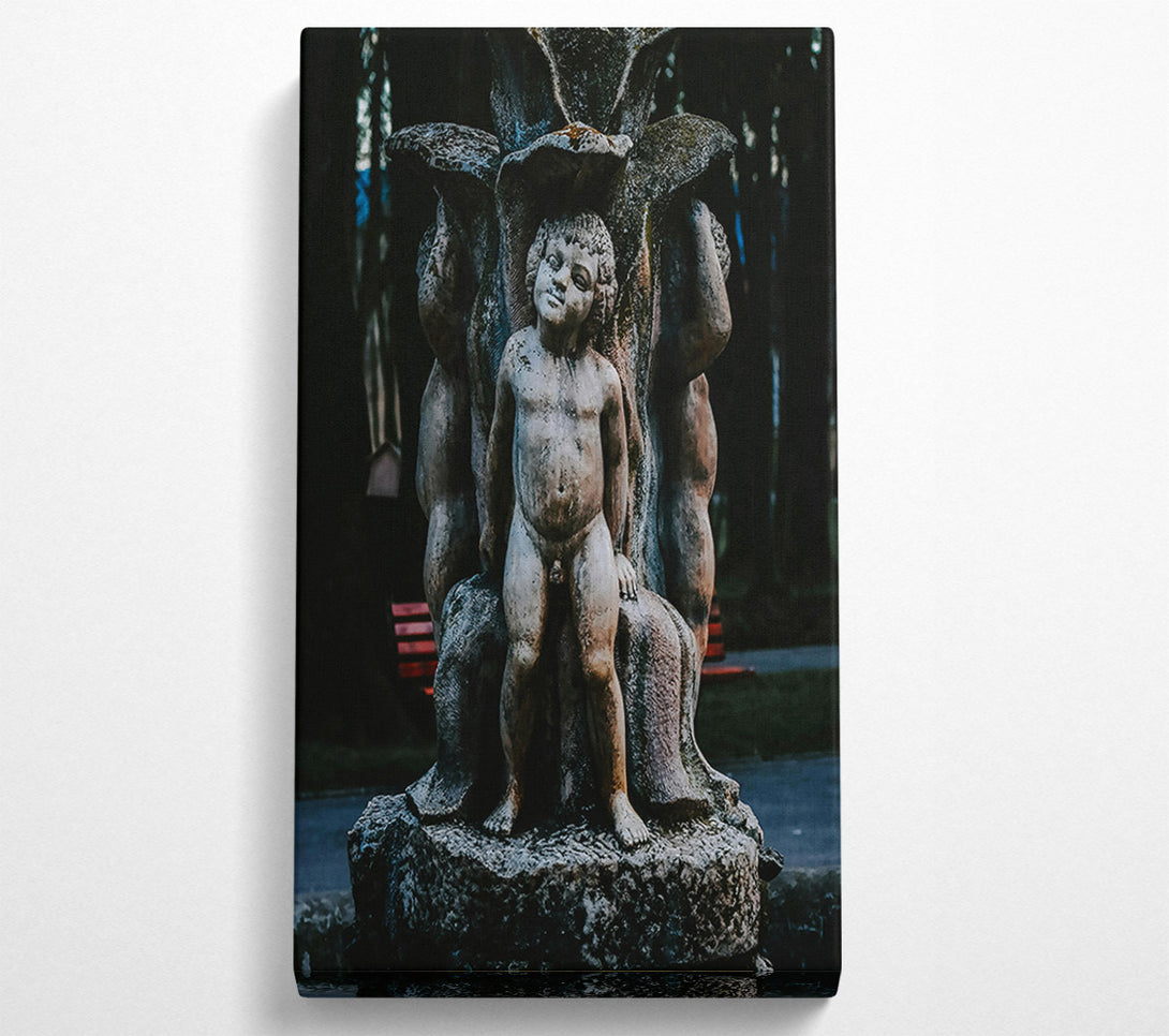  A Canvas Print of Grey Stone Guardian Canvas Wall Art
