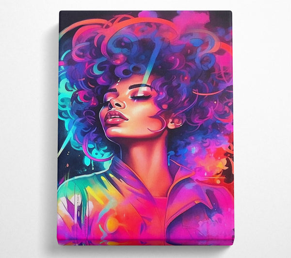  A Canvas Print of Neon Vibes Canvas Print