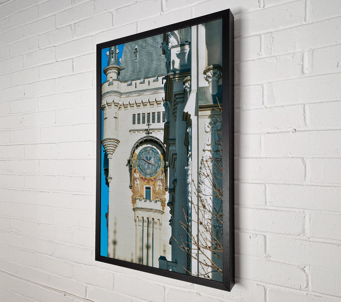  A Canvas Print of White Castle Clocktower Canvas Print