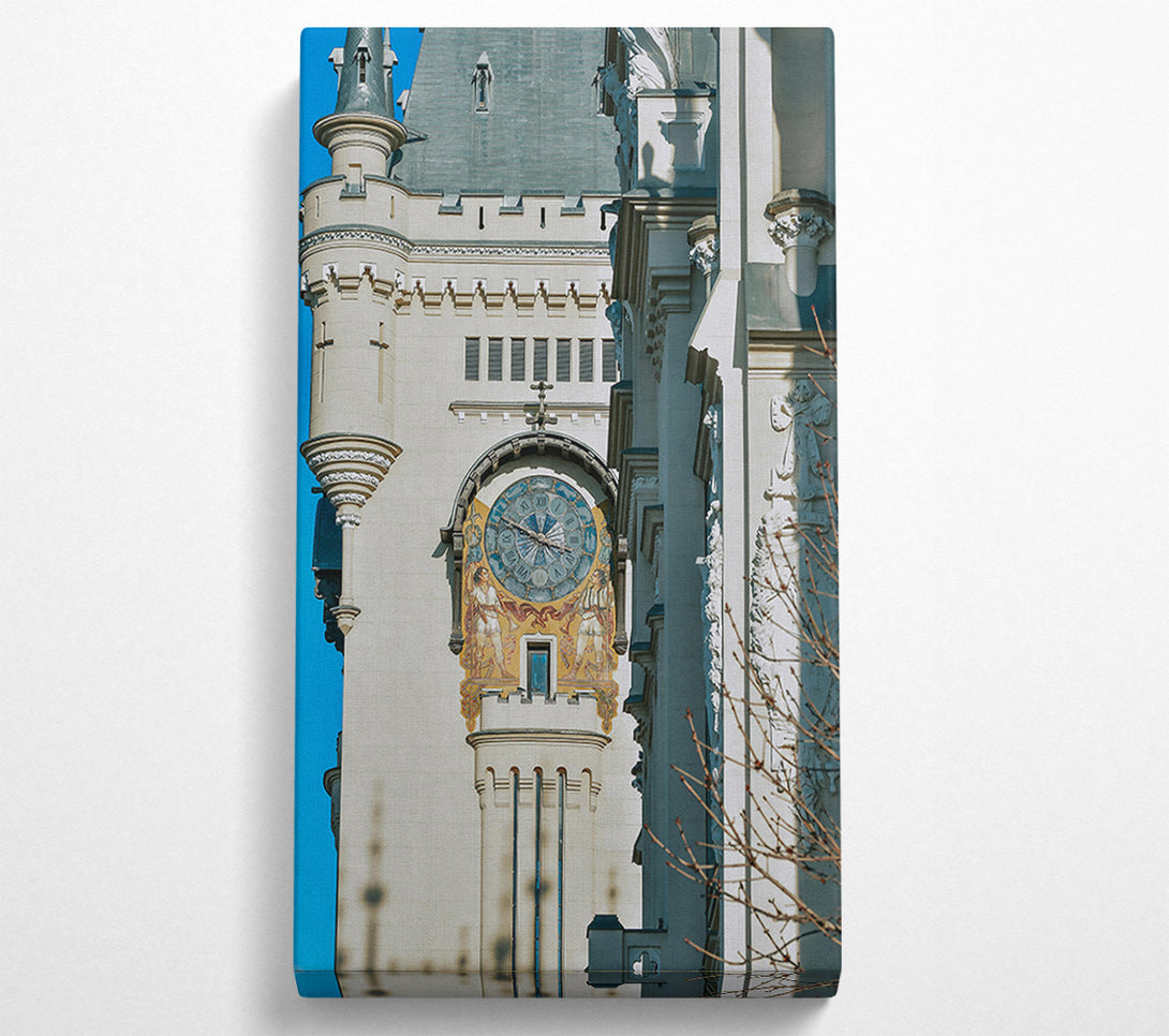  A Canvas Print of White Castle Clocktower Canvas Print