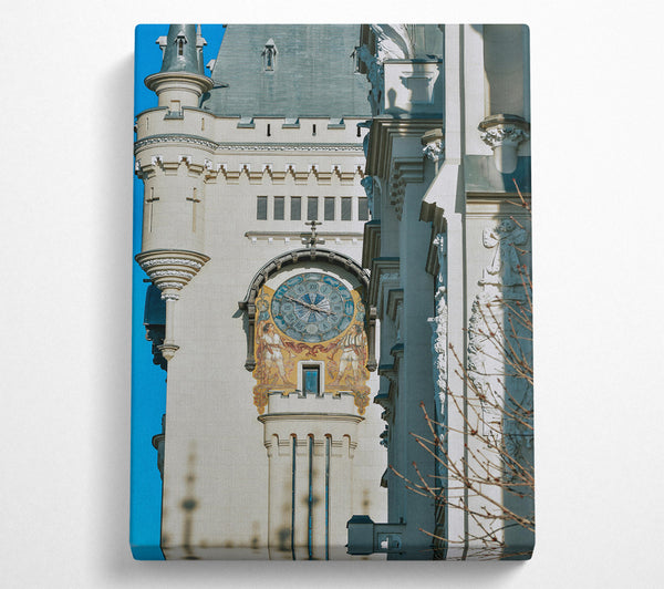  A Canvas Print of White Castle Clocktower Canvas Print