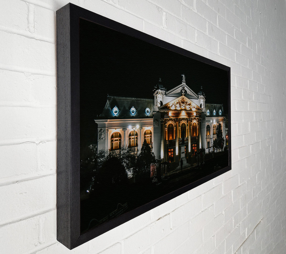 A Canvas Print of Golden Night Theater Canvas Wall Art