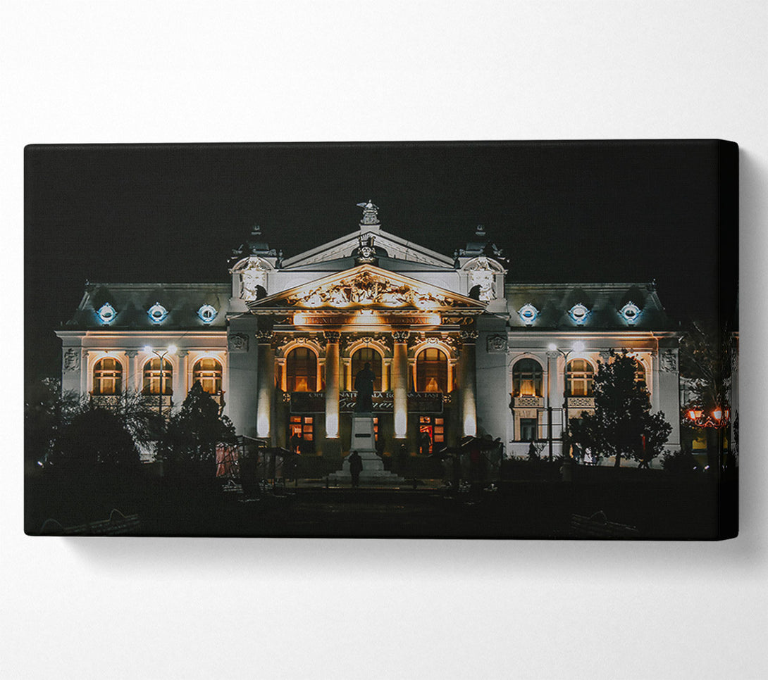  A Canvas Print of Golden Night Theater Canvas Wall Art
