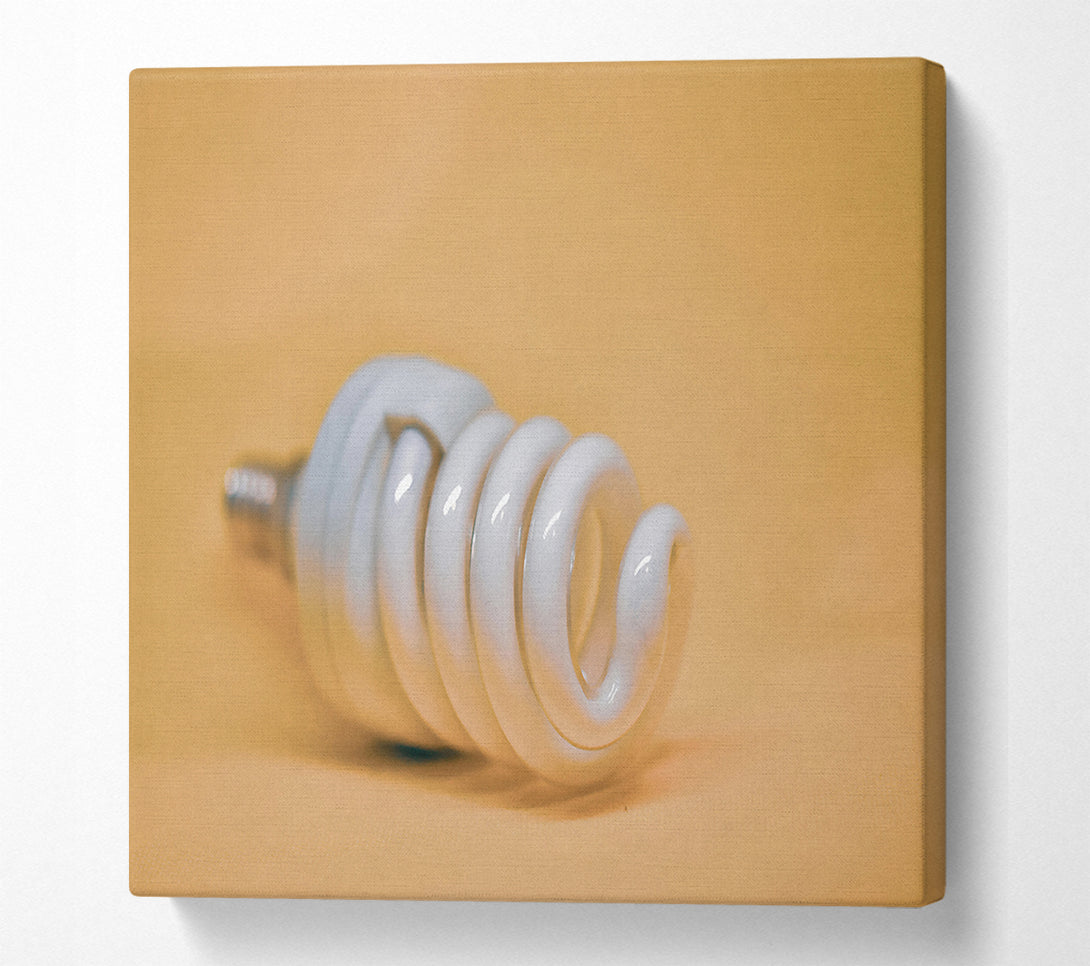  A Canvas Print of White Light Spiral Canvas Art