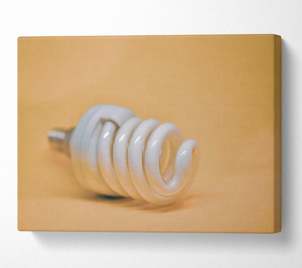  A Canvas Print of White Light Spiral Canvas Art