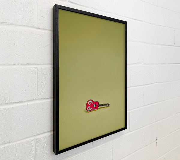 The Pink Guitar Pin