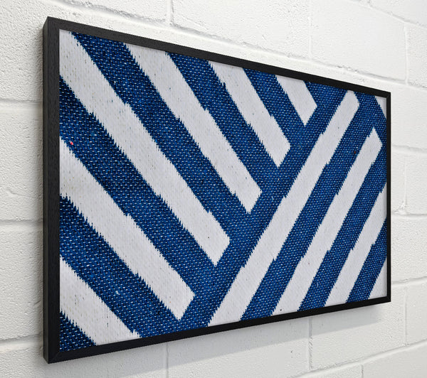 Indigo Woven Stripes