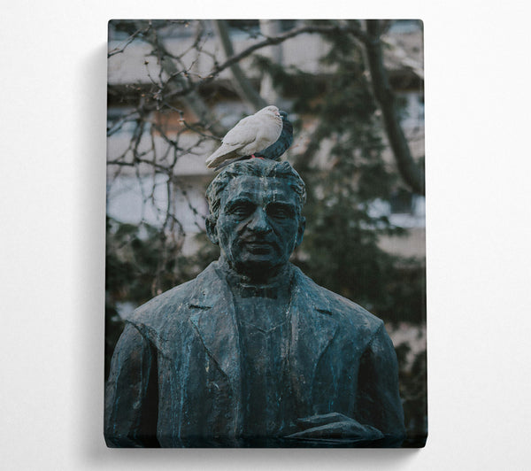  A Canvas Print of Dark Green Monument Canvas Art