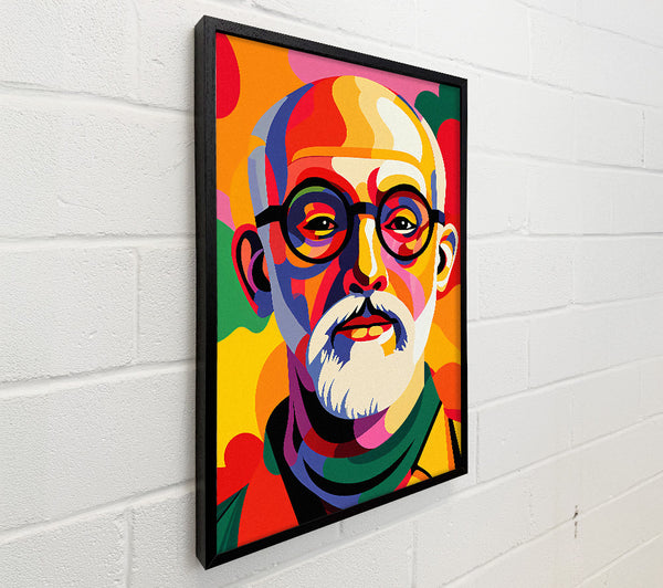 Old Man Hipster Pop Art