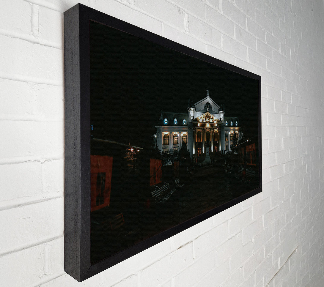  A Canvas Print of Golden Night Glow Canvas Art