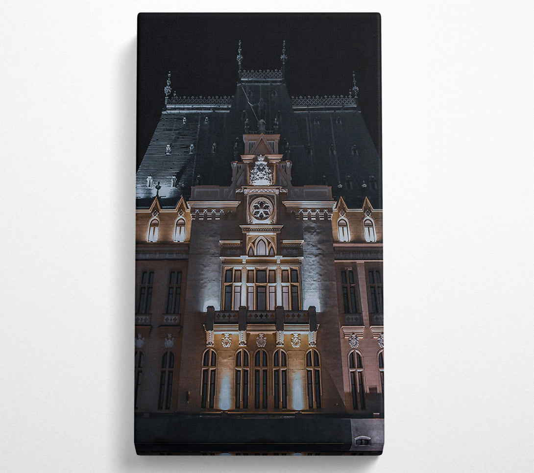  A Canvas Print of Golden Palace Night Canvas Wall Art