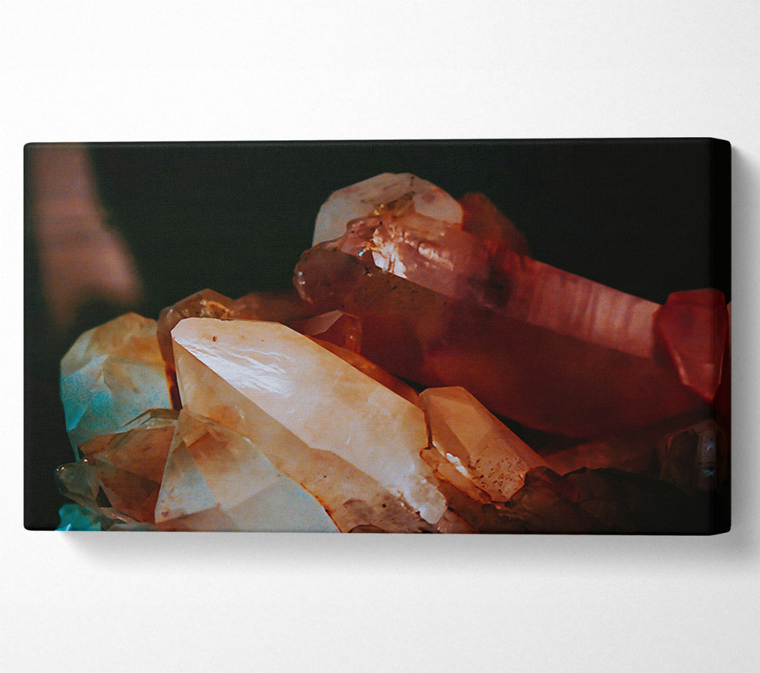  A Canvas Print of Rose Gold Cluster Canvas Art