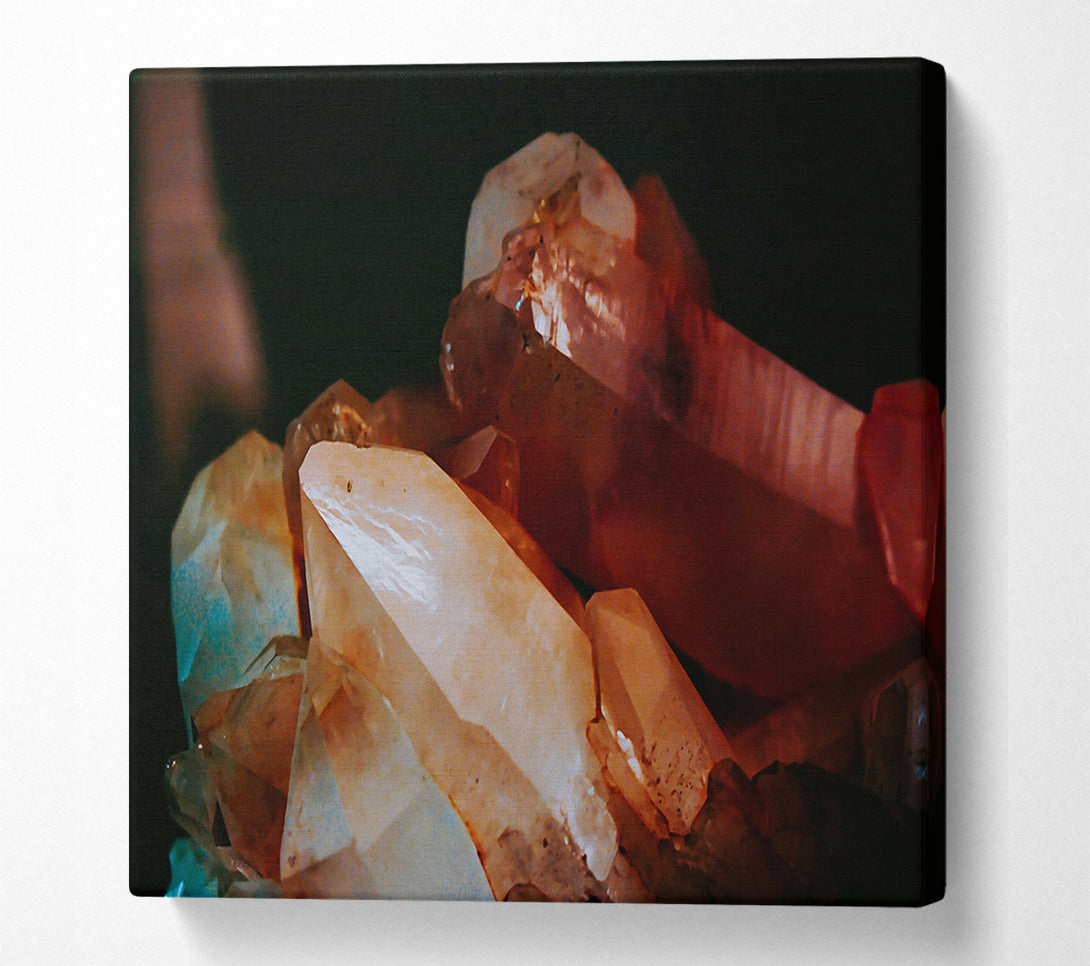  A Canvas Print of Rose Gold Cluster Canvas Art