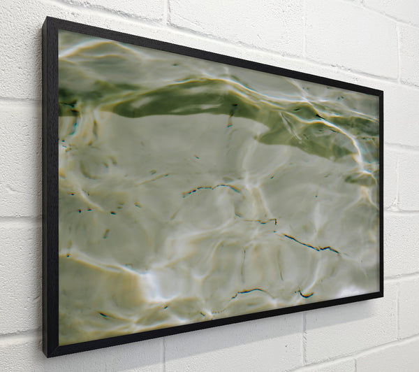 Silver Green Ripples