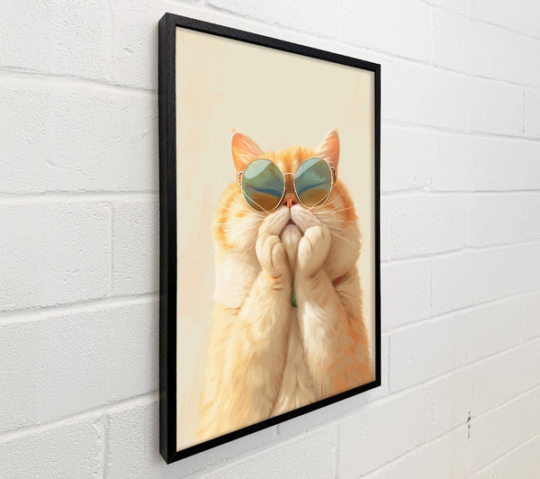 Orange Cat Sunglasses