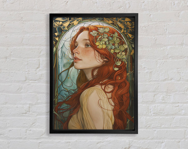 Orange City Lines Framed Print