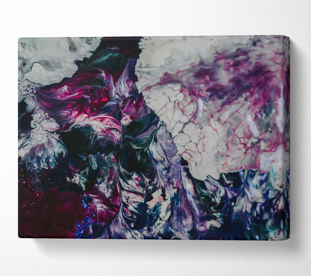  A Canvas Print of Crimson Abstract Swirl Canvas Print