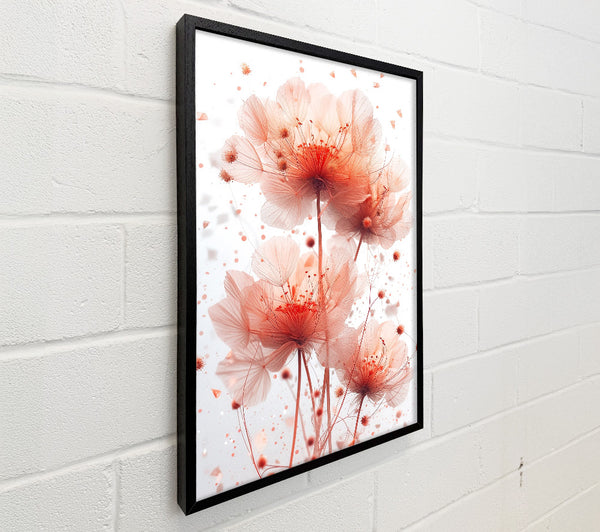 Orange Float Flowers