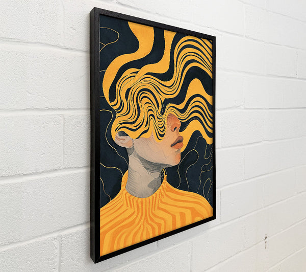 Orange Flows Face