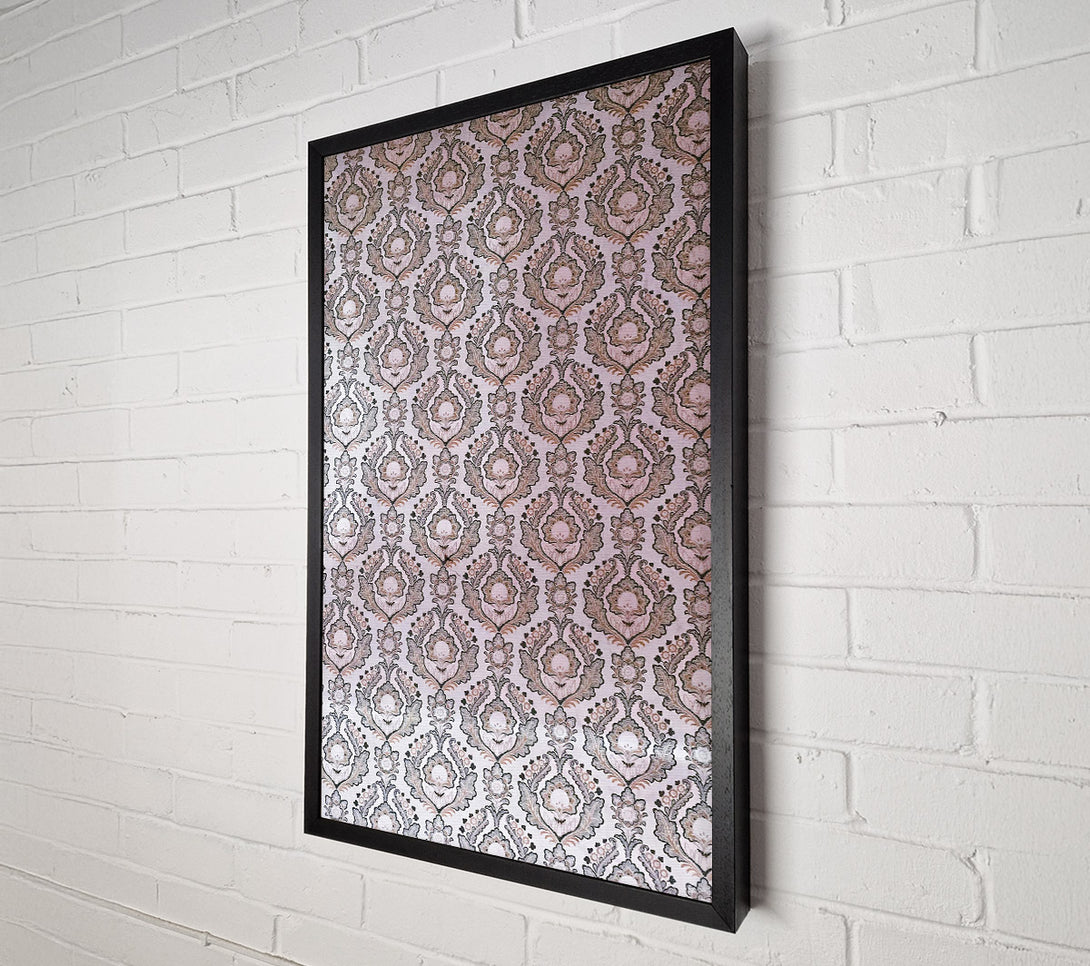  A Canvas Print of Pale Pink Floral Repeat Canvas Wall Art