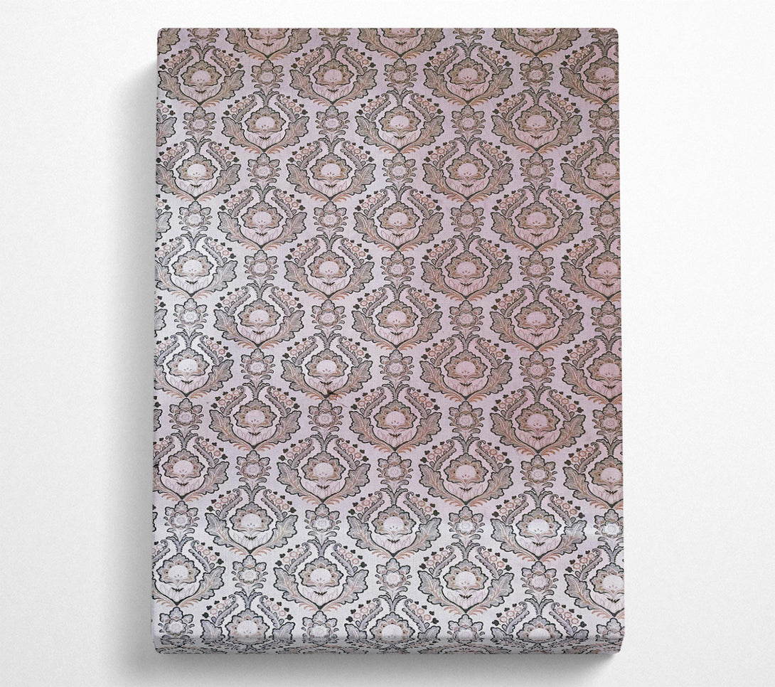  A Canvas Print of Pale Pink Floral Repeat Canvas Wall Art