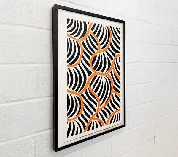 Orange Line On Black