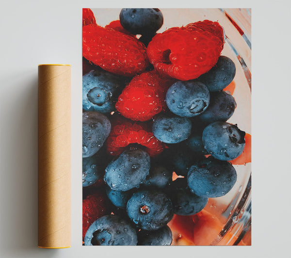 Blueberry Red Bounty Poster