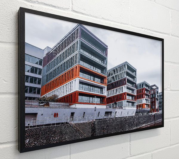 Orange Modern Buildings