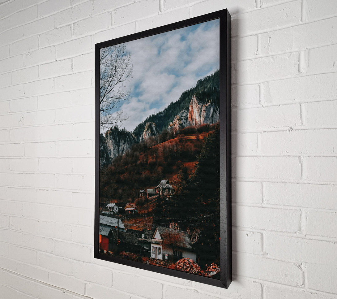  A Canvas Print of Red Hills Village Canvas Print