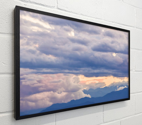 Silver Clouds Above Mountains