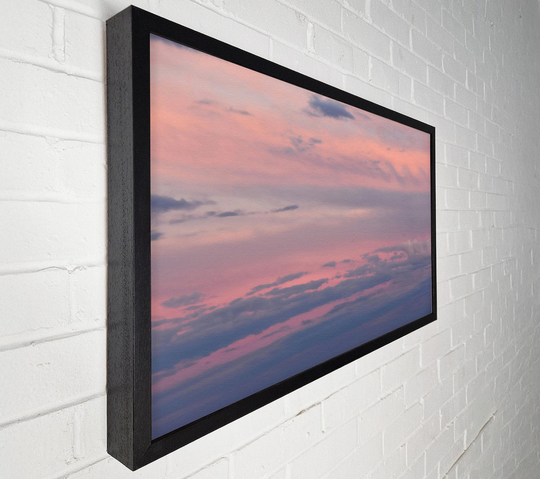  A Canvas Print of Pink Sky Layers Canvas Wall Art