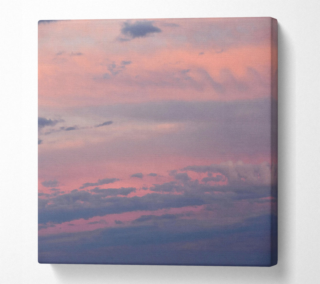  A Canvas Print of Pink Sky Layers Canvas Wall Art