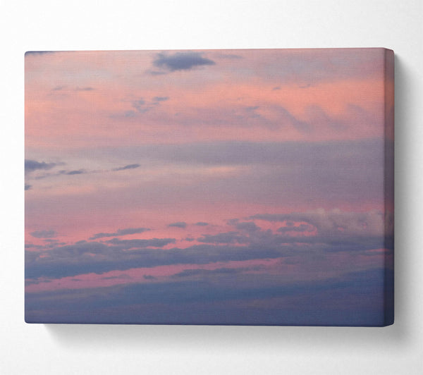  A Canvas Print of Pink Sky Layers Canvas Wall Art