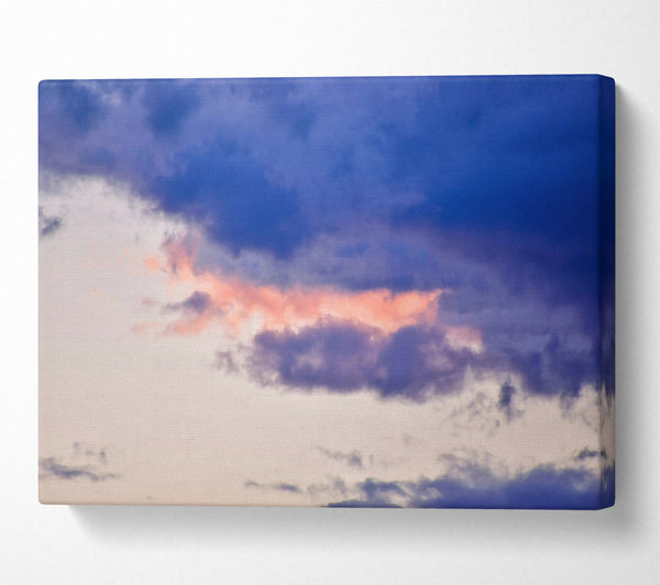  A Canvas Print of Pink And Blue Sky Canvas Print