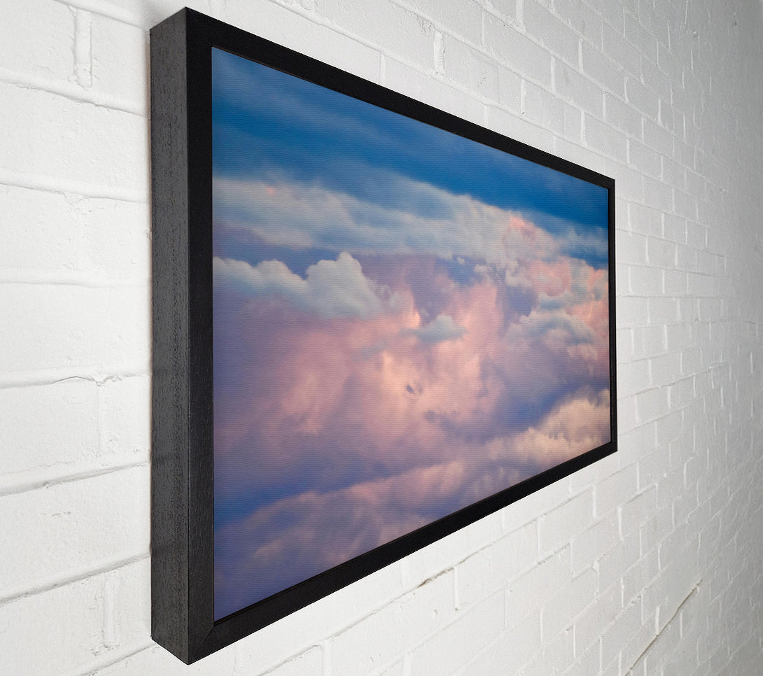  A Canvas Print of Pink And Blue Cloudscape Canvas Art