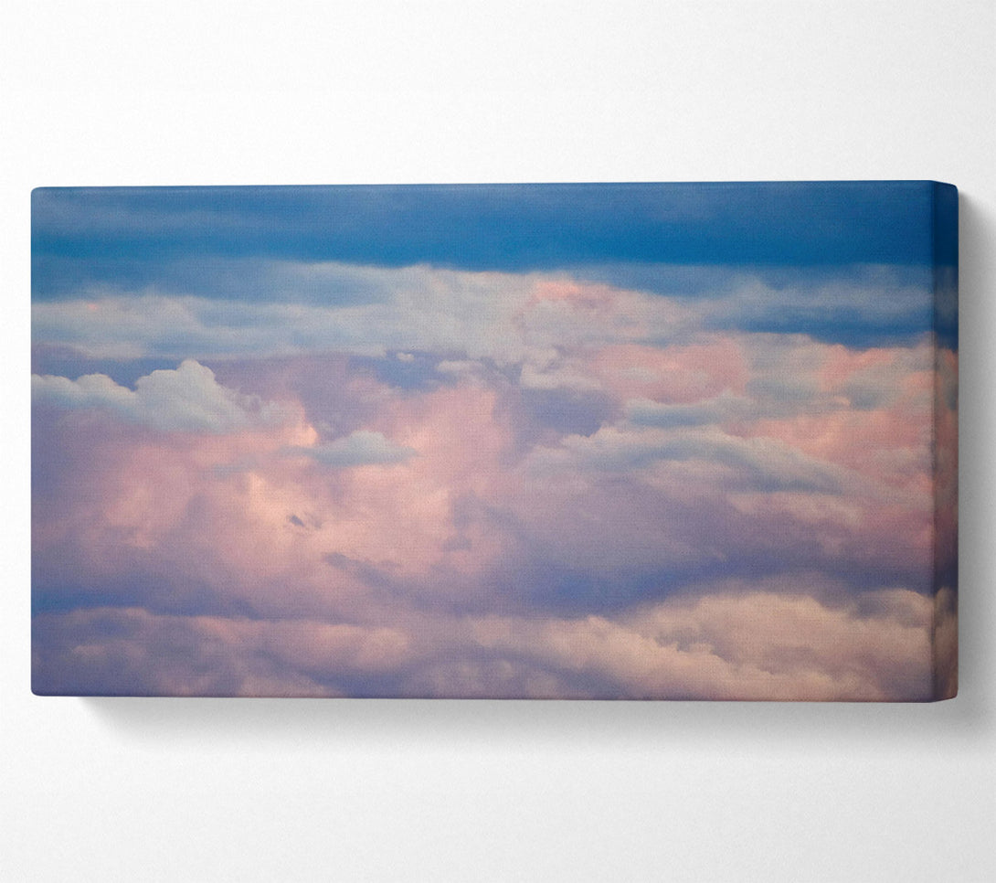  A Canvas Print of Pink And Blue Cloudscape Canvas Art
